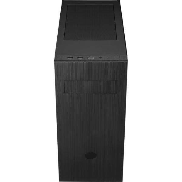 Chladič Master MB600L2-KN5N-S00 MB600L V2 W liché, ocelový levý panel, ATX, Černá, midiční věž