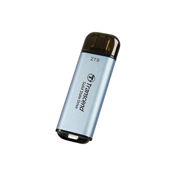 Transcend TS1TeT300C ESD300C External SSD, 1TB, USB Type-C, 10 Gbps, 1050 950 MB S, Blue