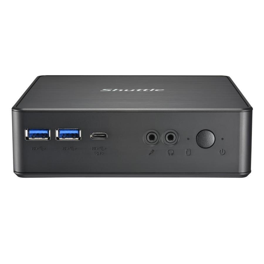 Shuttle NC40U5 XPC NANO MINI PC BAREBONE, INL CORE I5-1235U, 6X USB3.2, 2X M.2, LAN, 24 7, 65W