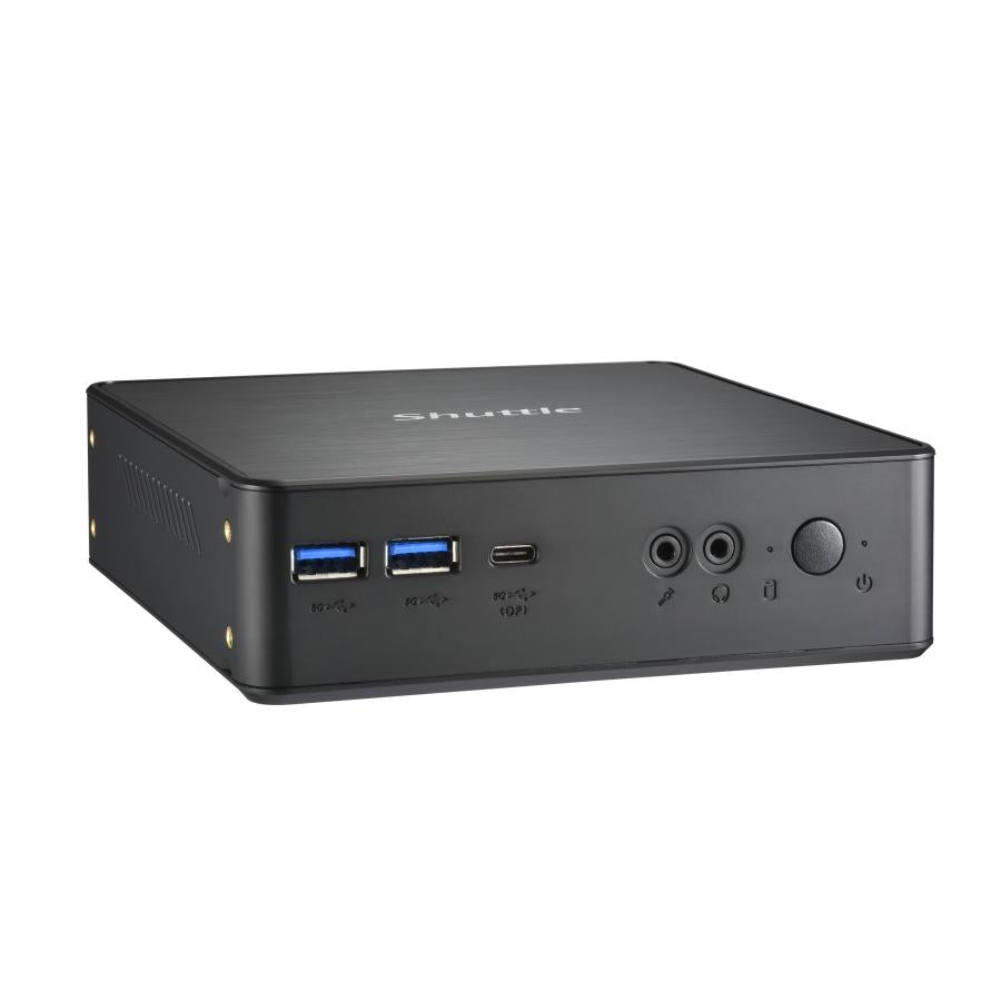 Shuttle NC40U5 XPC NANO MINI PC BAREBONE, INL CORE I5-1235U, 6X USB3.2, 2X M.2, LAN, 24 7, 65W