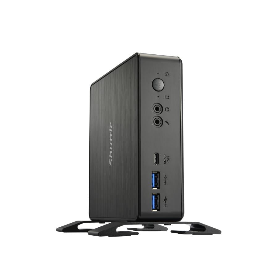 Shuttle NC40U5 XPC NANO MINI PC BAREBONE, INL CORE I5-1235U, 6X USB3.2, 2X M.2, LAN, 24 7, 65W