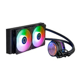 Kjøligere master mlx-d24m-a25pz-rw masterliquid 240 atmos argb, 4-pinn, 2x 120mm, 690-2500 o / min