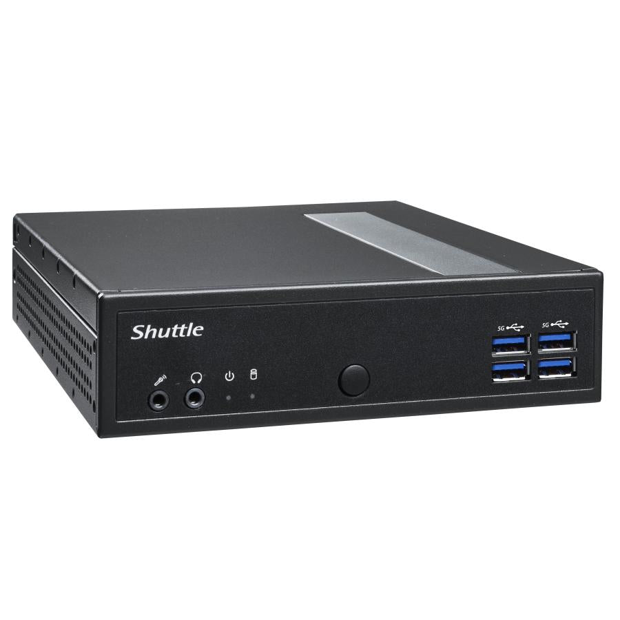 Shuttle DL30N Slim Barebone PC, 1,35L, Iintel N100 Fan, DDR5, 2x 2,5 GBE, HDMI 2.0B, 65W, 24 7 7