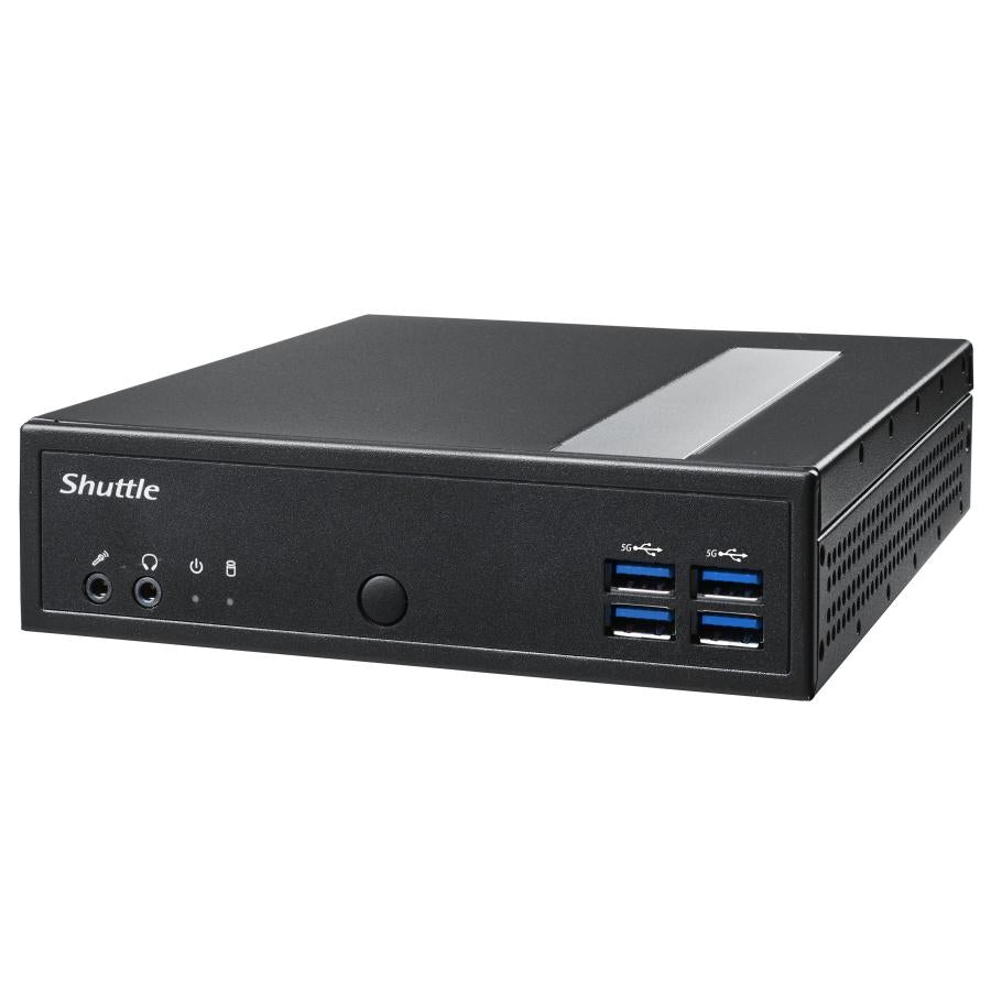 Shuttle DL30N Slim Barebone PC, 1,35L, Iintel N100 Fan, DDR5, 2x 2,5 GBE, HDMI 2.0B, 65W, 24 7 7