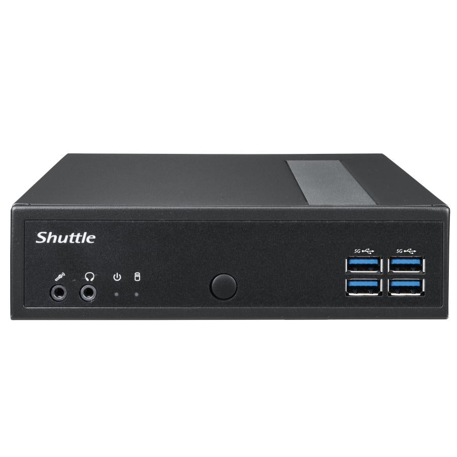 Shuttle DL30N Slim Barebone PC, 1,35L, Iintel N100 Fan, DDR5, 2x 2,5 GBE, HDMI 2.0B, 65W, 24 7 7