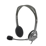 Logitech 981-000593 H111 Stereo Headset, Wired, Office Call Center, 20 - 20000 Hz, Headset, Grey
