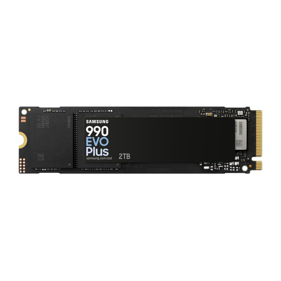 Samsung MZ-V9S2T0BW MZ-V9S2T0 990 EVO PLUS SSD, 2 TB, M.2, PCIE 4.0, 7150 MB S, 1350000 IOPS, Black