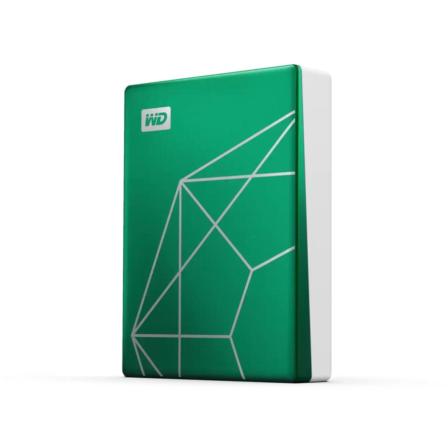 Western Digital WDBJXT0020BGN-WESN MOJ PASPORT ULTRA, 2TB, USB3.0 USB-C, 2,5, 20. Smaragd