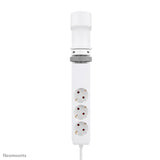 Neomounts ds22-840wh6 desk socket with clamp, 1.4 m, indoor, type f, plastic, white, power delivery