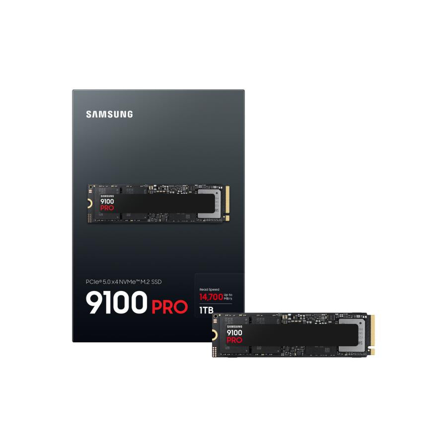 Samsung MZ -VAP1T0BW 9100 Pro PCIE® 5.0 NVME ™ M.2 SSD - 1 TB, 1 TB, M.2, 14700 MB S