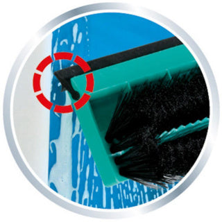 Leifheit window wiper with brush and telescope steel