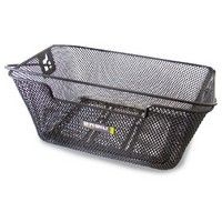 Basil Capri Flex Bicycle cestino sul retro nero