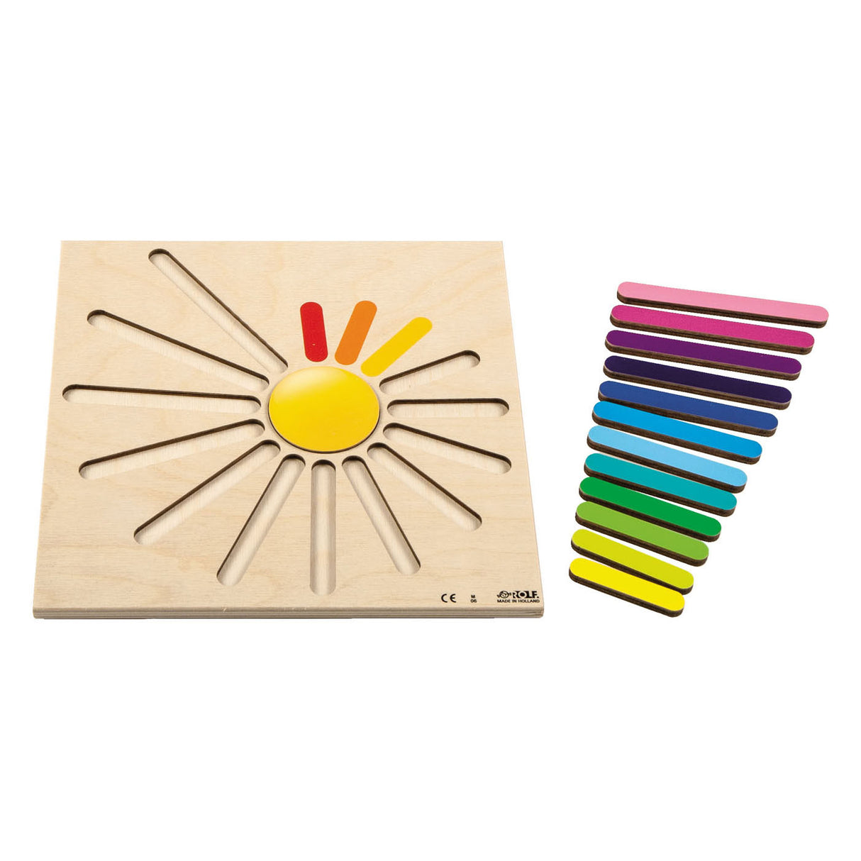 Rolf Rolf Relief Puzzle Rainbow Rays, 15e.