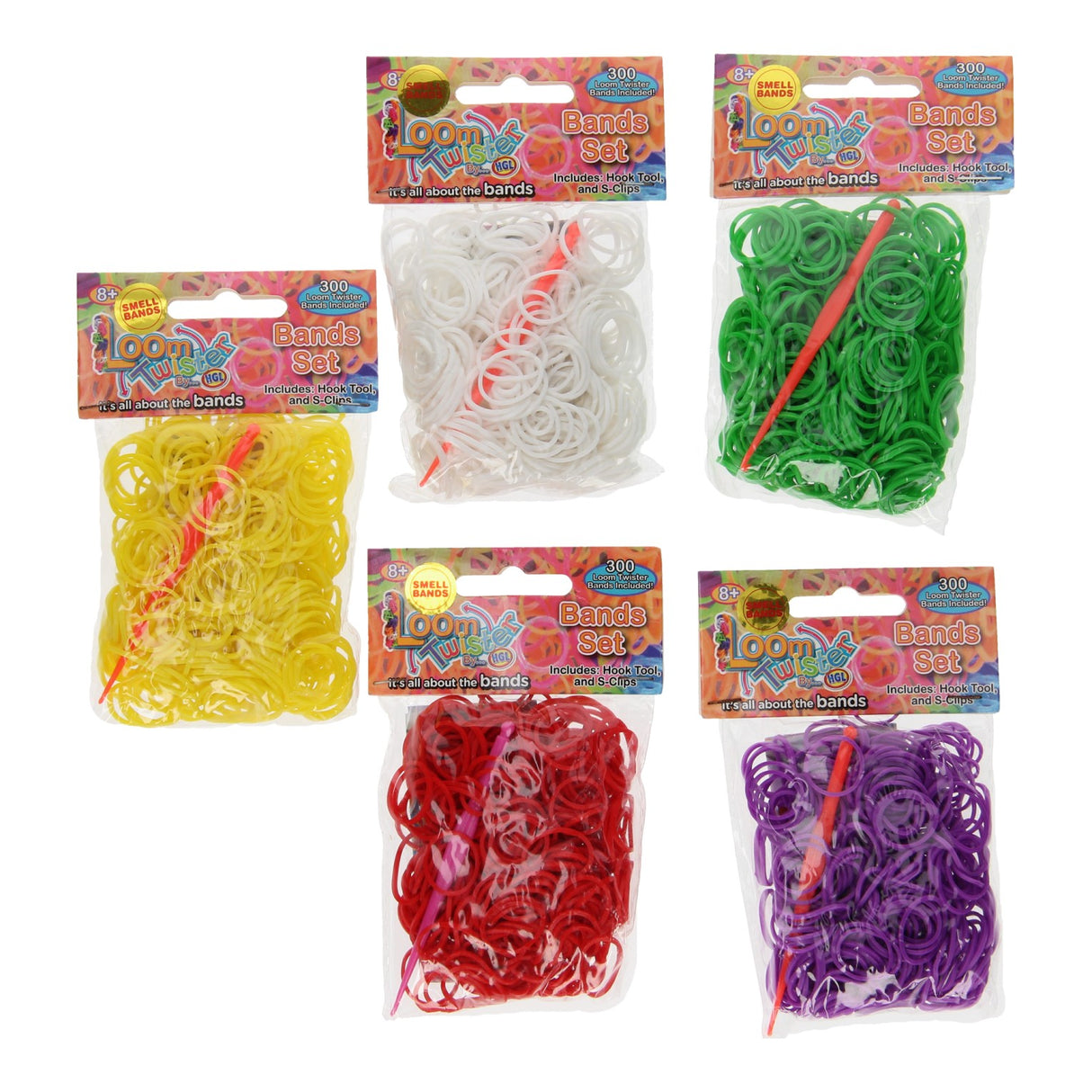 Loom odor bands, 300st.