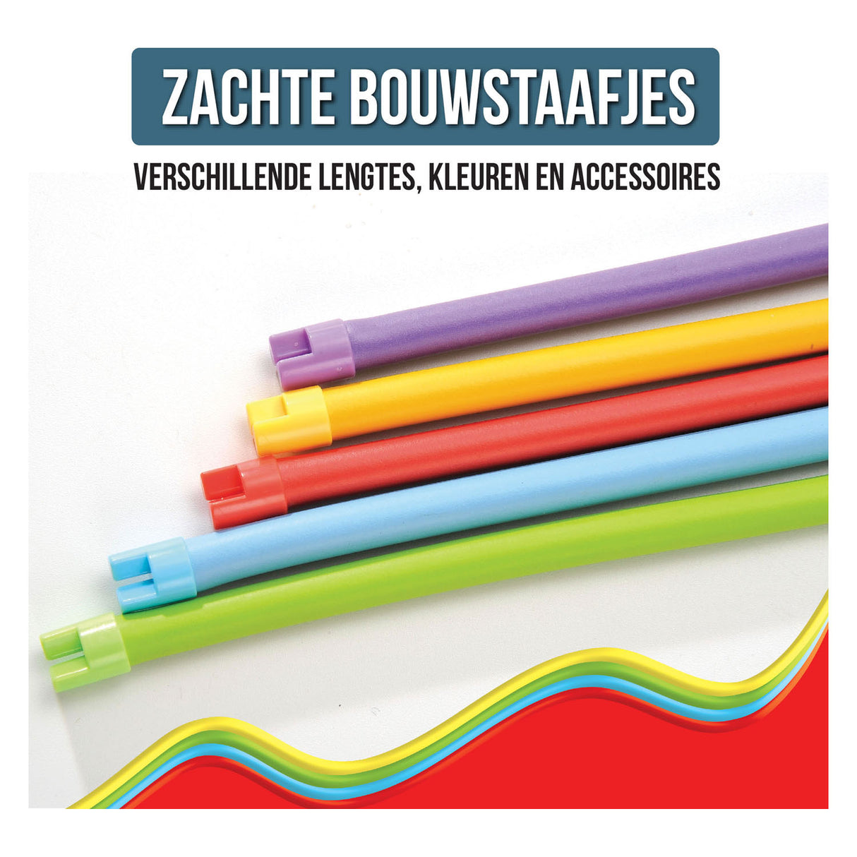 CLICS SpaghetteEez Ele-Flex Elephant Flexible Building Tiles, 48dlg.
