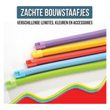 CLICS SPAGHETTEEEZ FUSILLI Ferrishjul Flexibla byggstänger, 46dlg.