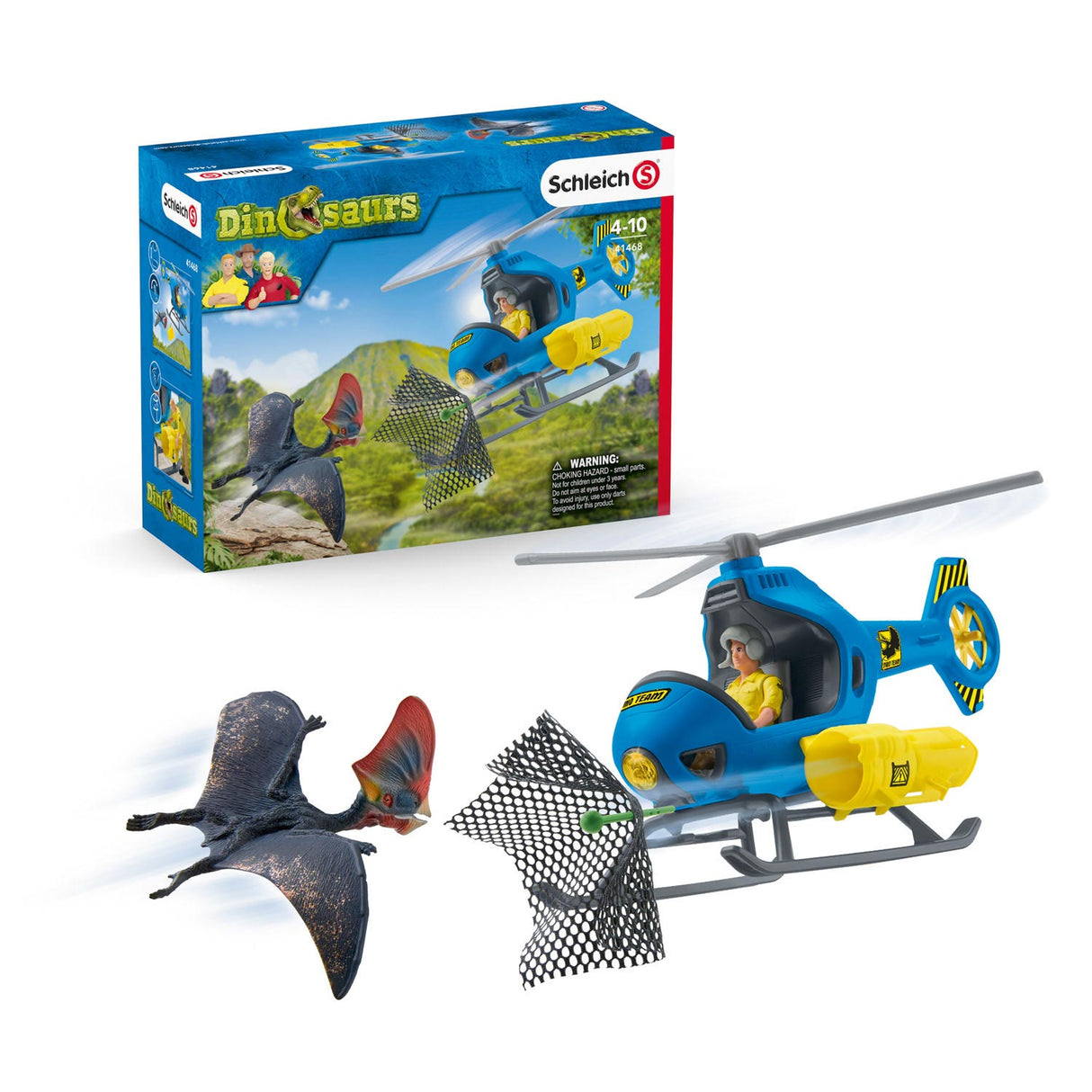 Schleich Dinosaurs Attack desde el cielo