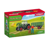 Schleich Farm World Tractor with trailer 42608