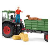 Schleich Farm World Tractor with trailer 42608