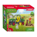 Schleich Farm World Houtzager z vozilom 42659