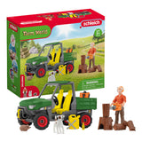 Schleich Farm World Houtzager z vozilom 42659