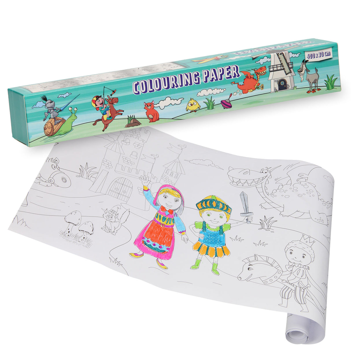 Zeichenpapier auf der Rolle, 4 Meter
