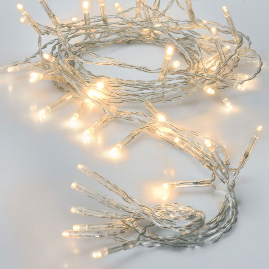 LED -Beleuchtung warmes Weiß, 80 Lichter