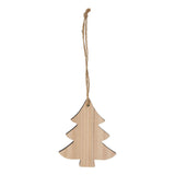 Nature des cintres de Noël, ensemble de 4