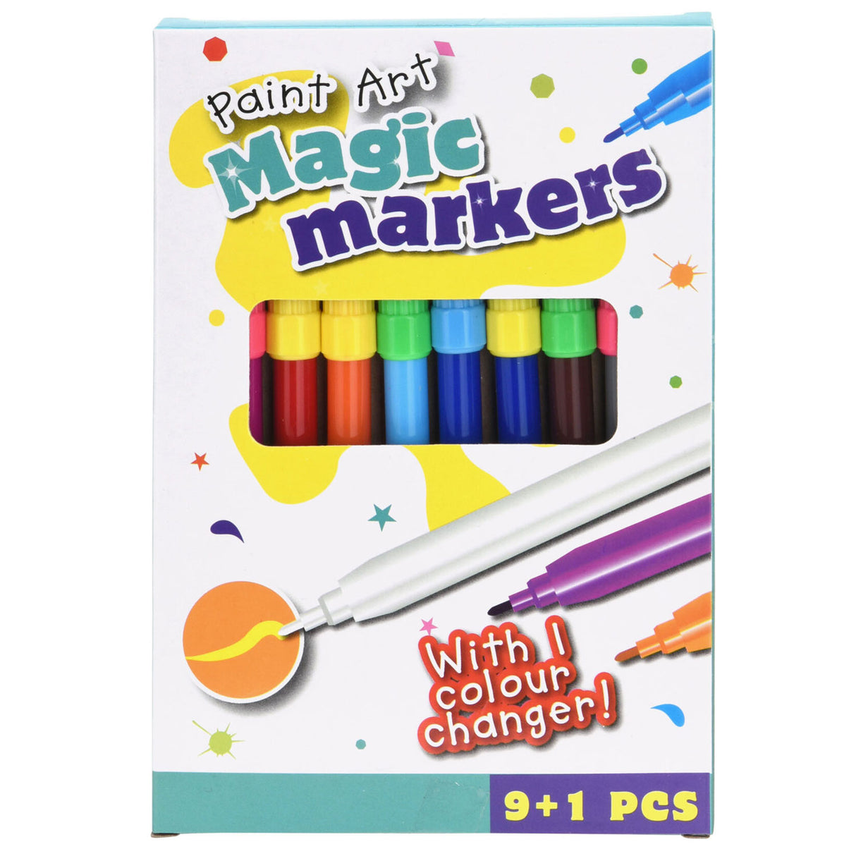 Cambio de color de los bolígrafos de fieltro, décimo.