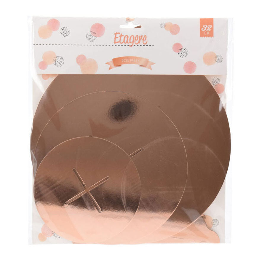 Etager Papp 3 Layer Rose