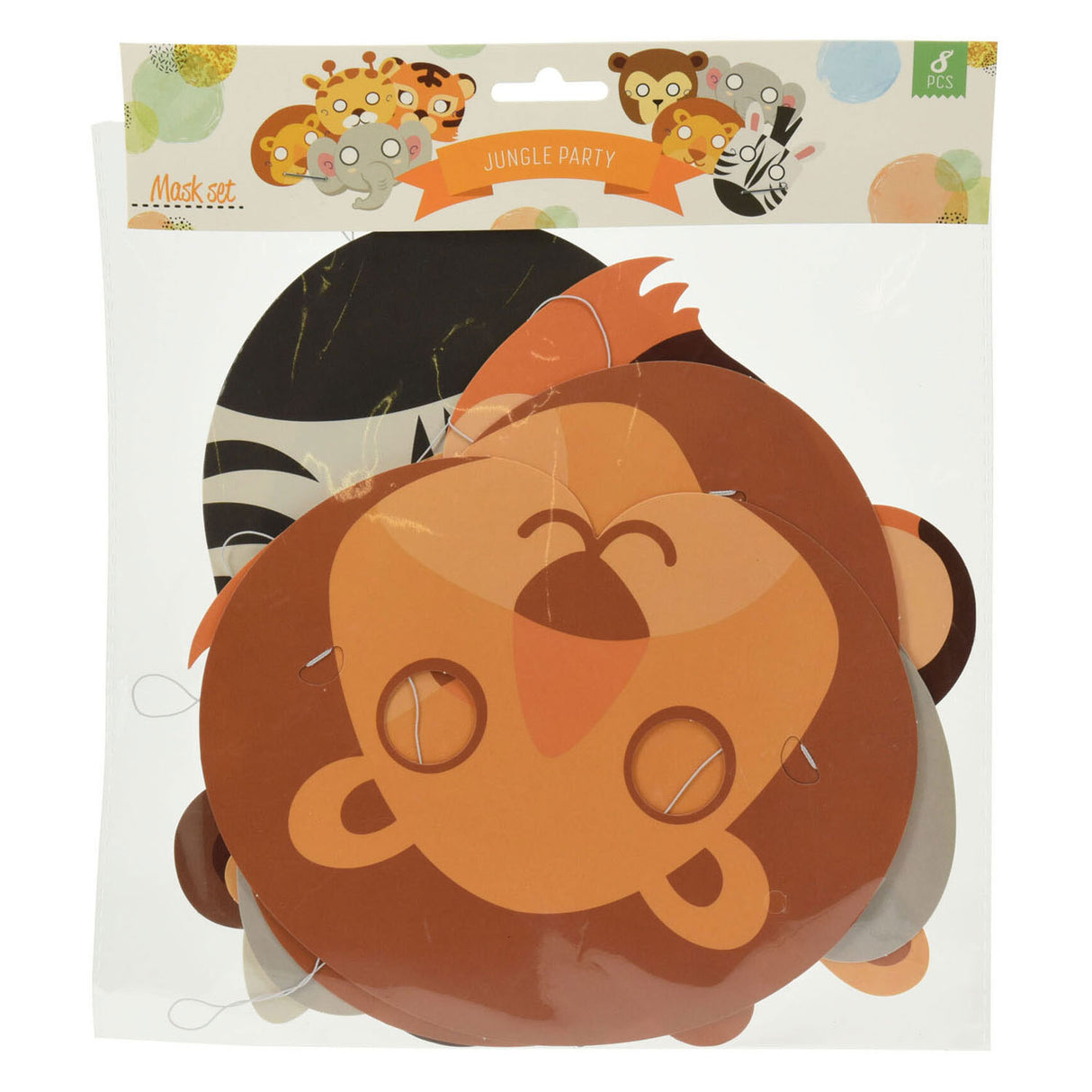 Mask Mask Jungle Paper Set, 8st.