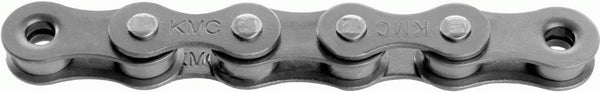 KMC Z1 Wide EPT Bicycle Chain 1 2 X 1 8 9.2mm 128 Venstre Dark Silver Sustainable Anti Rust