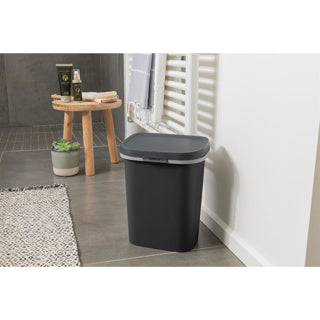Curver mistral afvalbak flat 10l antraciet