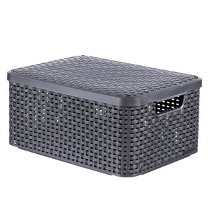 Curver Style basket 18l m lid Anthracite
