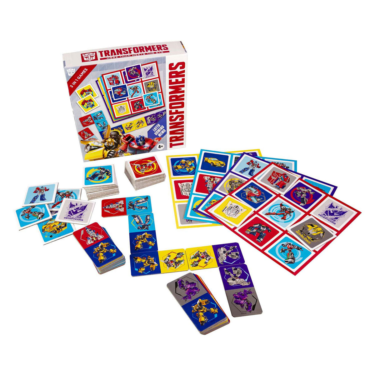 Selecta Transformers 3in1 Memo Lotto Domino