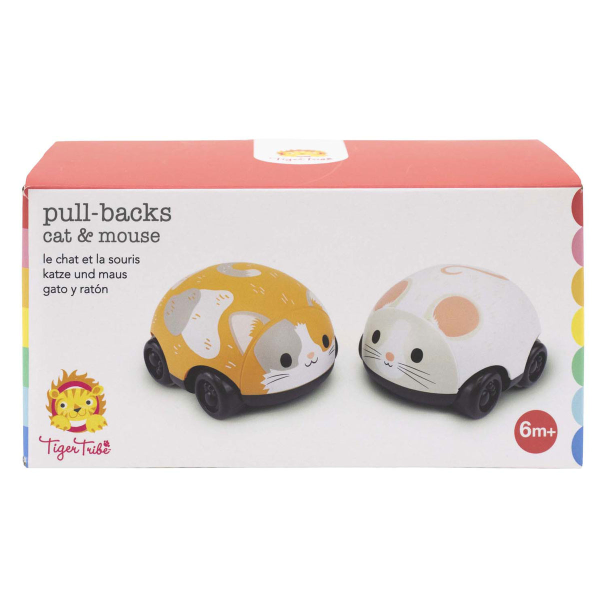 Selecta Pull -Back Vehicles - Cat And Mouse