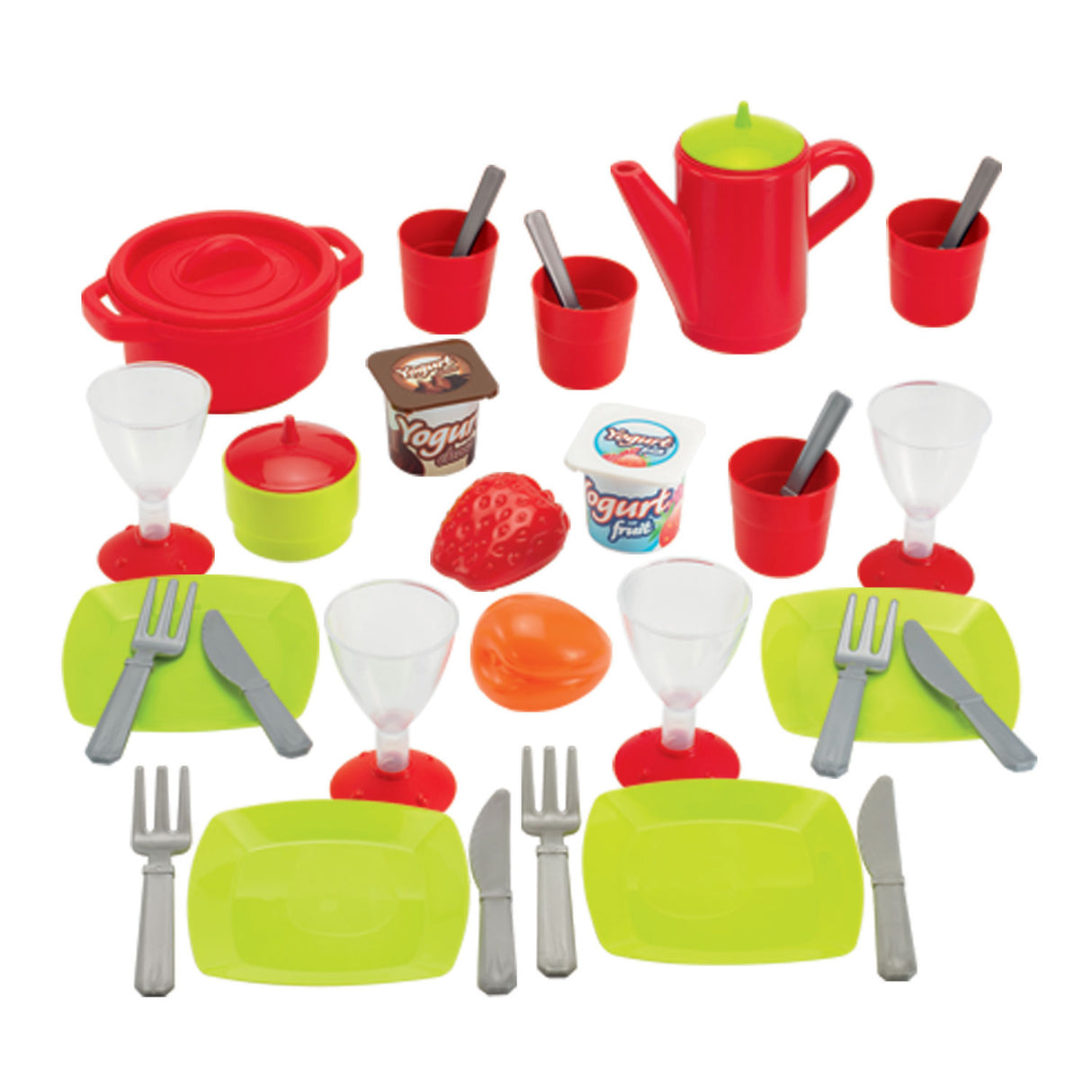 Ecoiffier 100% Servicechef i opbevaringsboks 36dlg