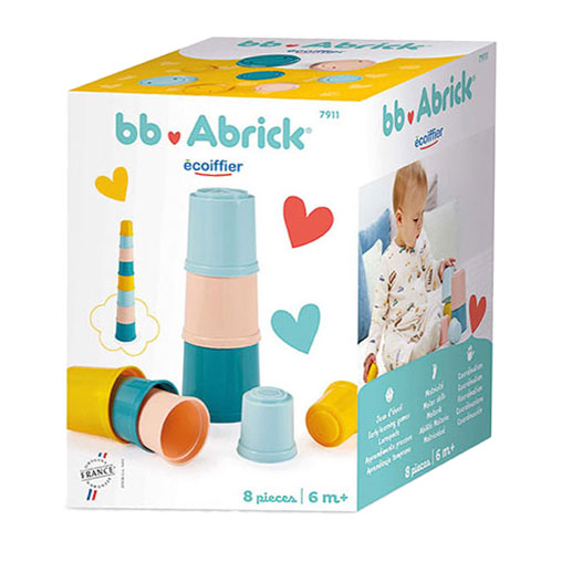 Écoifier Baby Abrick Stacking Tower, 8dlg.