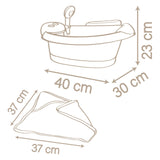 Smoby - Baby nurse bath with functions and accessories 3dlg.