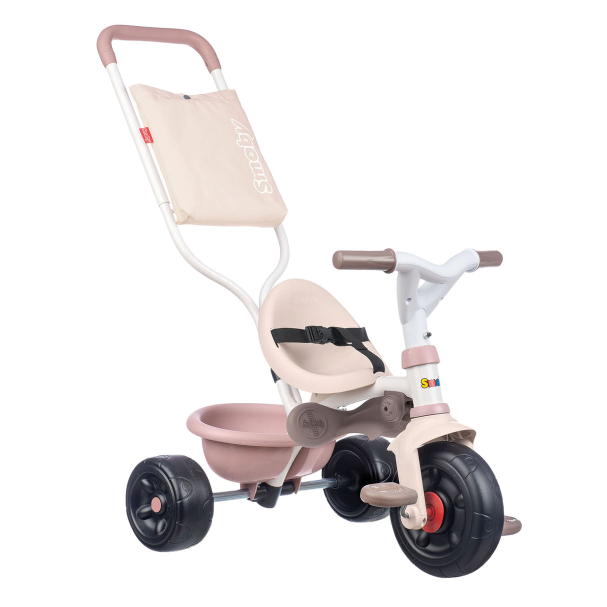 Smoby buď zábavný pohodlí tři cyklistiky růžové