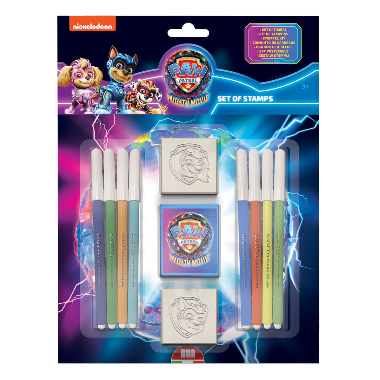 Ensemble de timbres élevé multiprint Rainbow High, 11dlg,