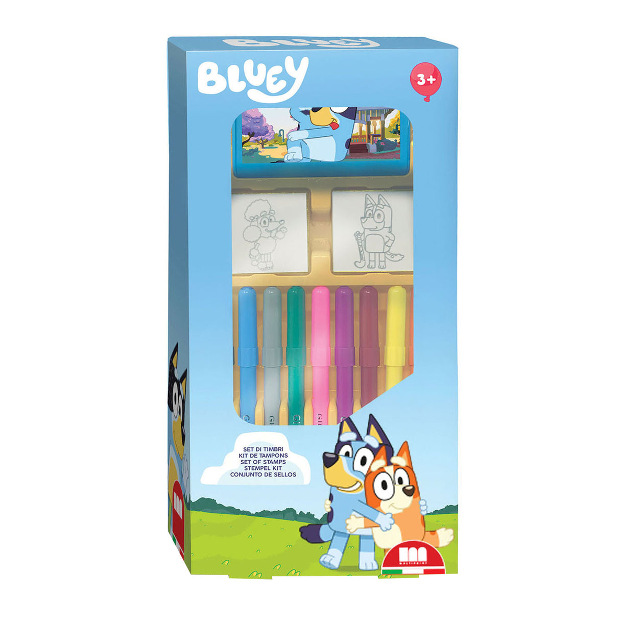 Multiprint Bluey Stamp Set s flomazom iz filca
