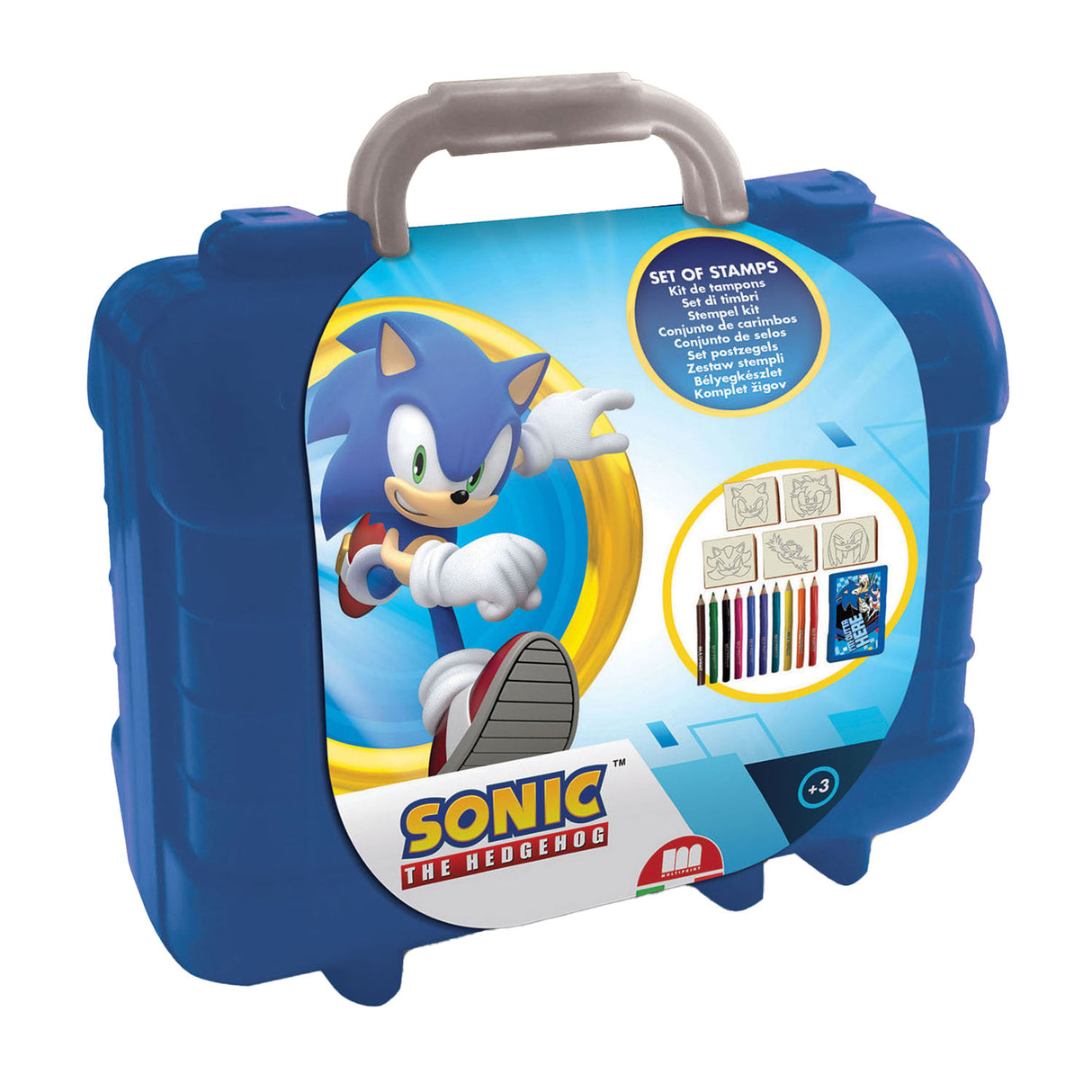 Multiprint Sonic Travel Stamp and Color case