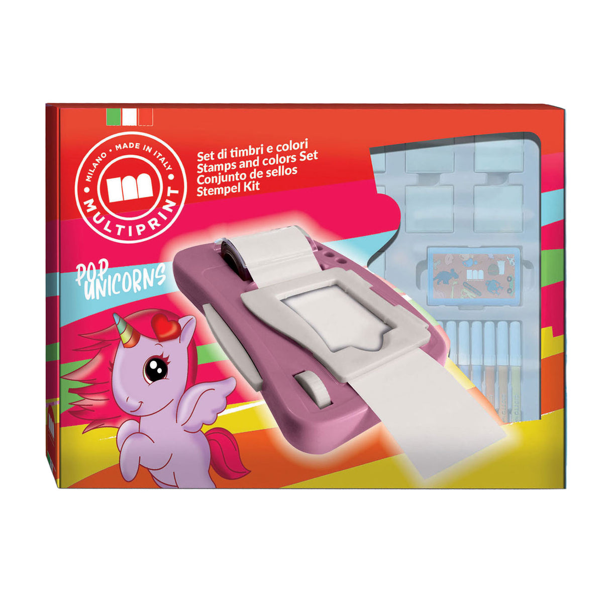 Ensemble de machines d'autocollant à licorne multiprint