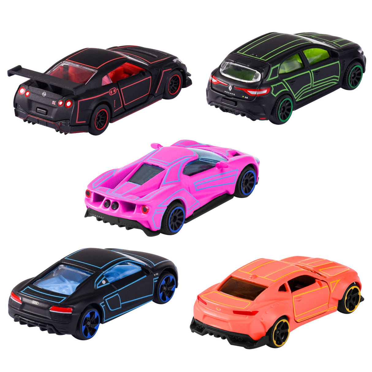 Majorte Light Racers Cars darilni paket, 5st.