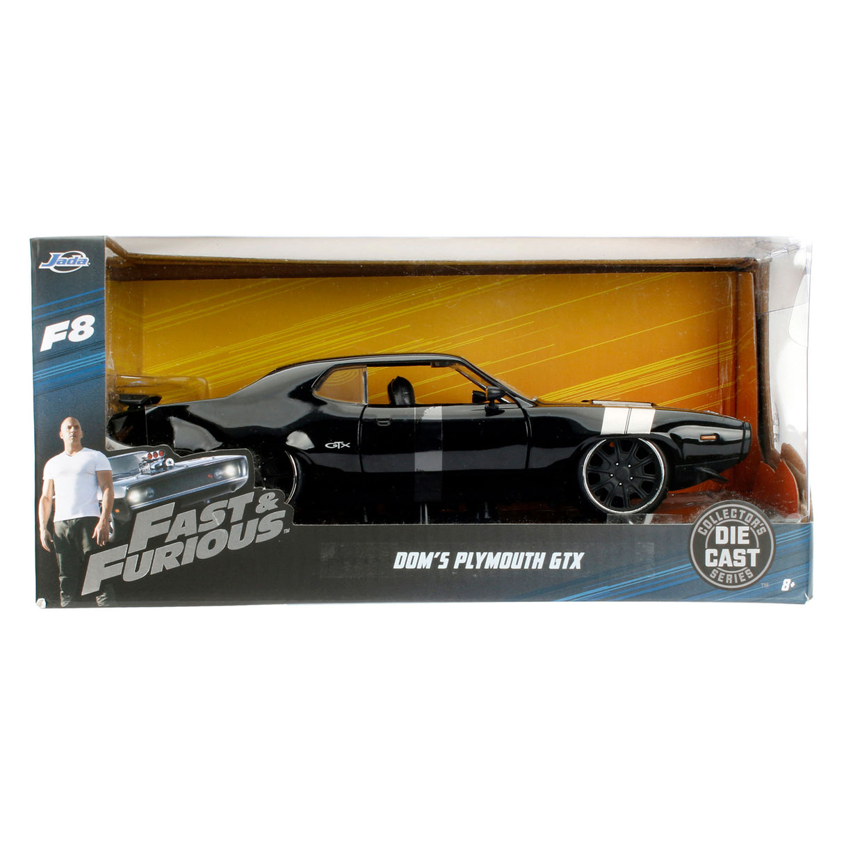 Jada die Besetzung schnell furious ff8 1972 Plymouth gtx racauto 1:24