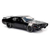 Jada die Besetzung schnell furious ff8 1972 Plymouth gtx racauto 1:24