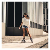 Hudora inline brusle 29-32 černá růžová