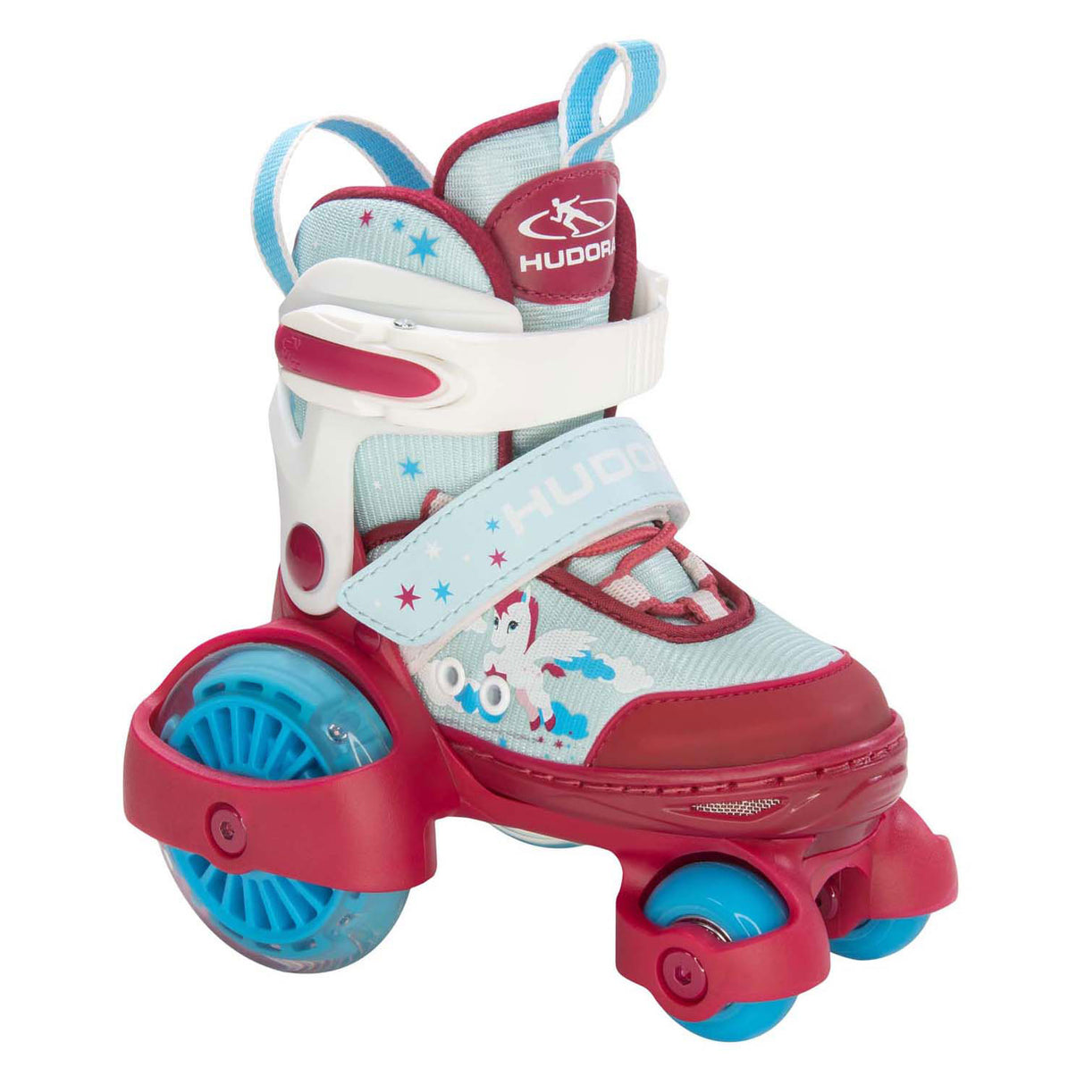 Hudora Roller Skates mein erstes Quad-LED Eenhoorn, Größe 26-29