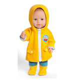 Dolls regnfrakke dobbeltsidet, 35-45 cm